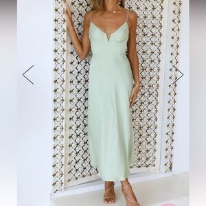 Hello Molly’s Green Midi Dress